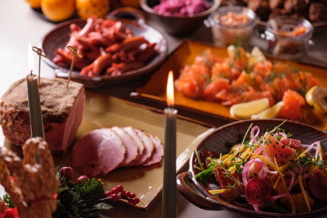 Julbord på Blå Porten