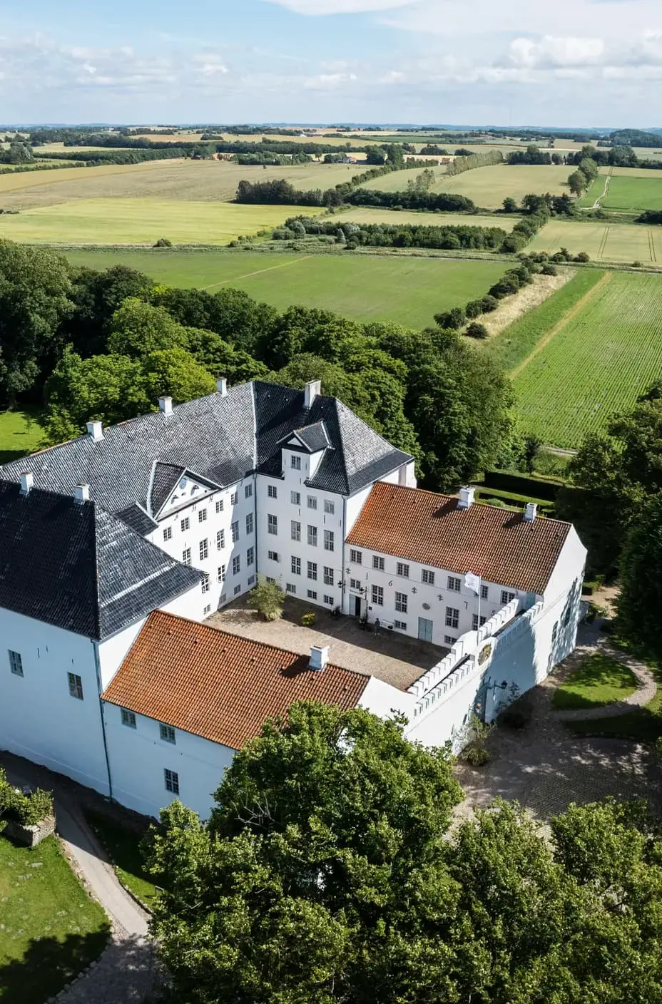 Dragsholm Slot aus der Luft