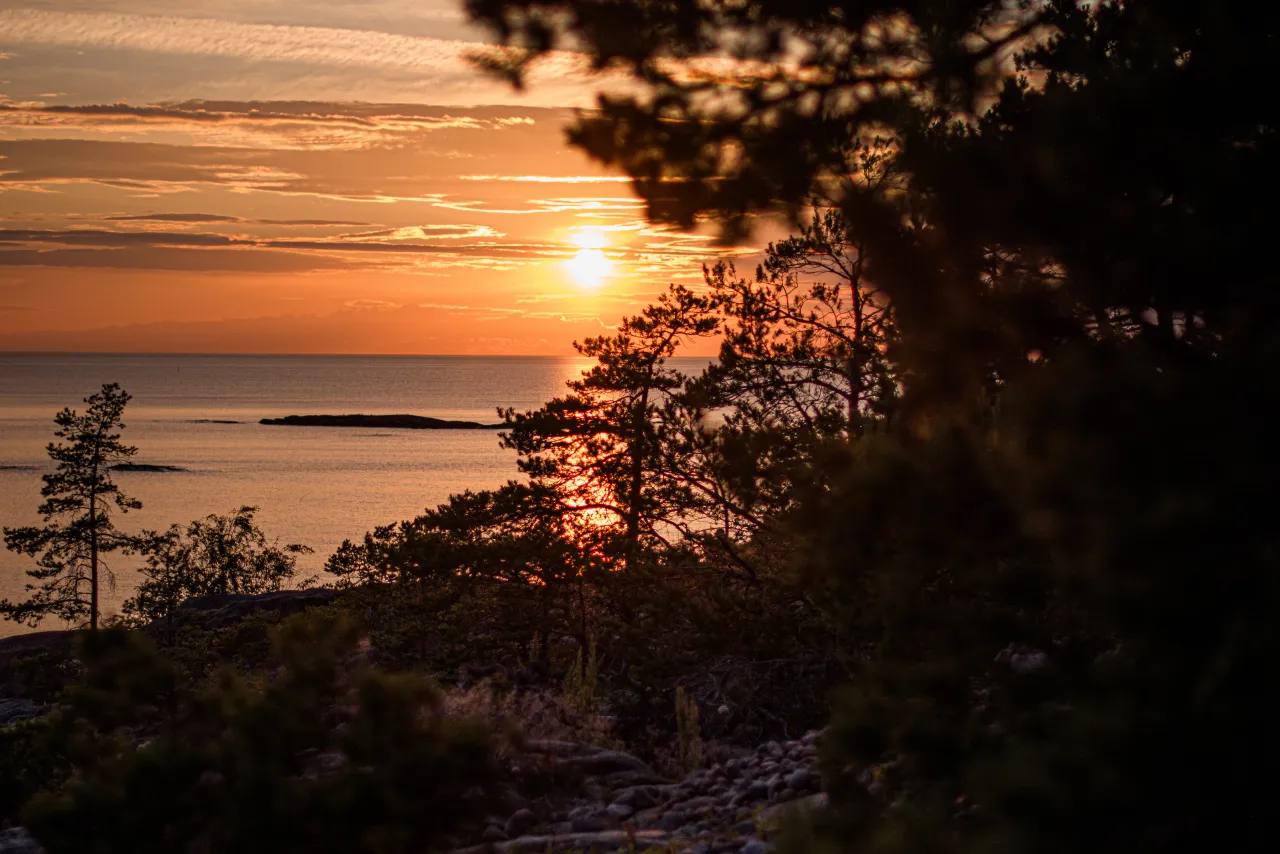 HavsVidden auf den Granitklippen im nördlichen Åland