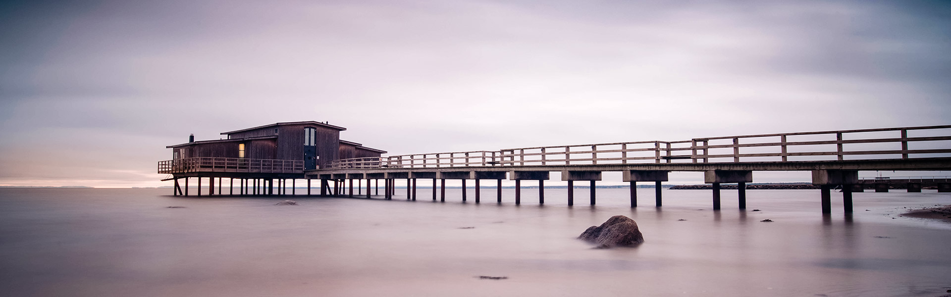 Koldbadshuset ved Hotel Skansen i Båstad
