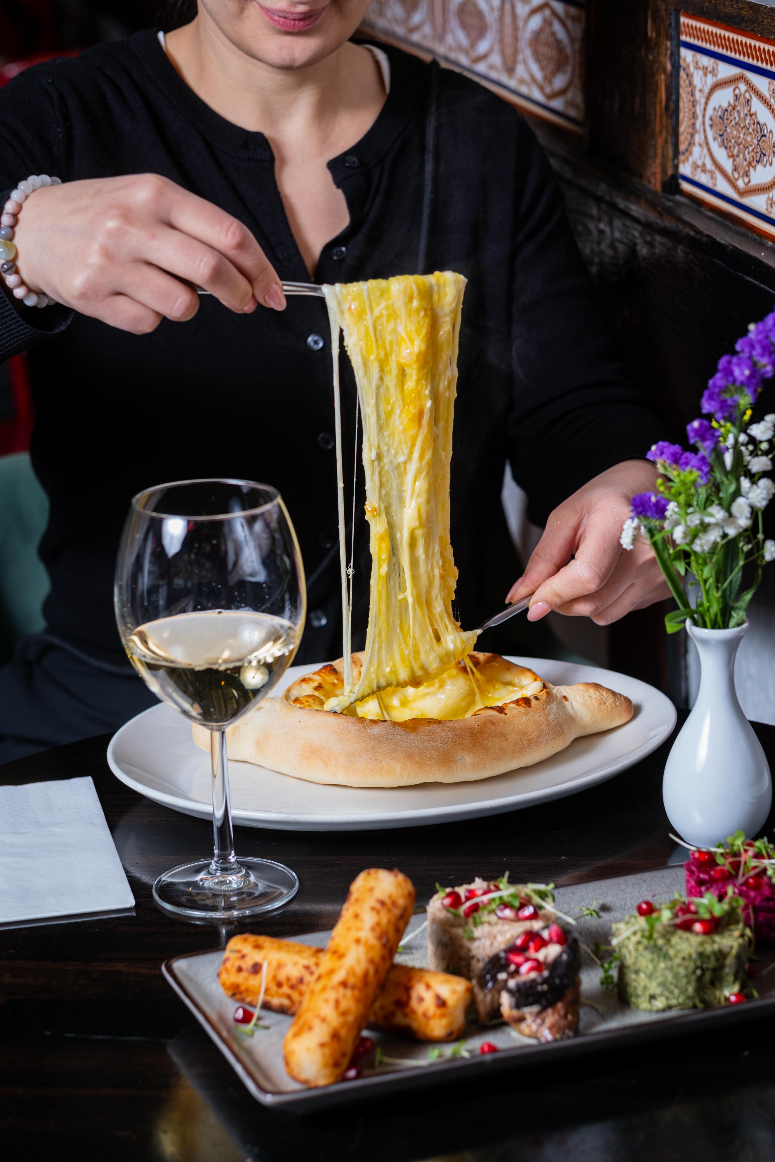 Adjarian khachapuri
