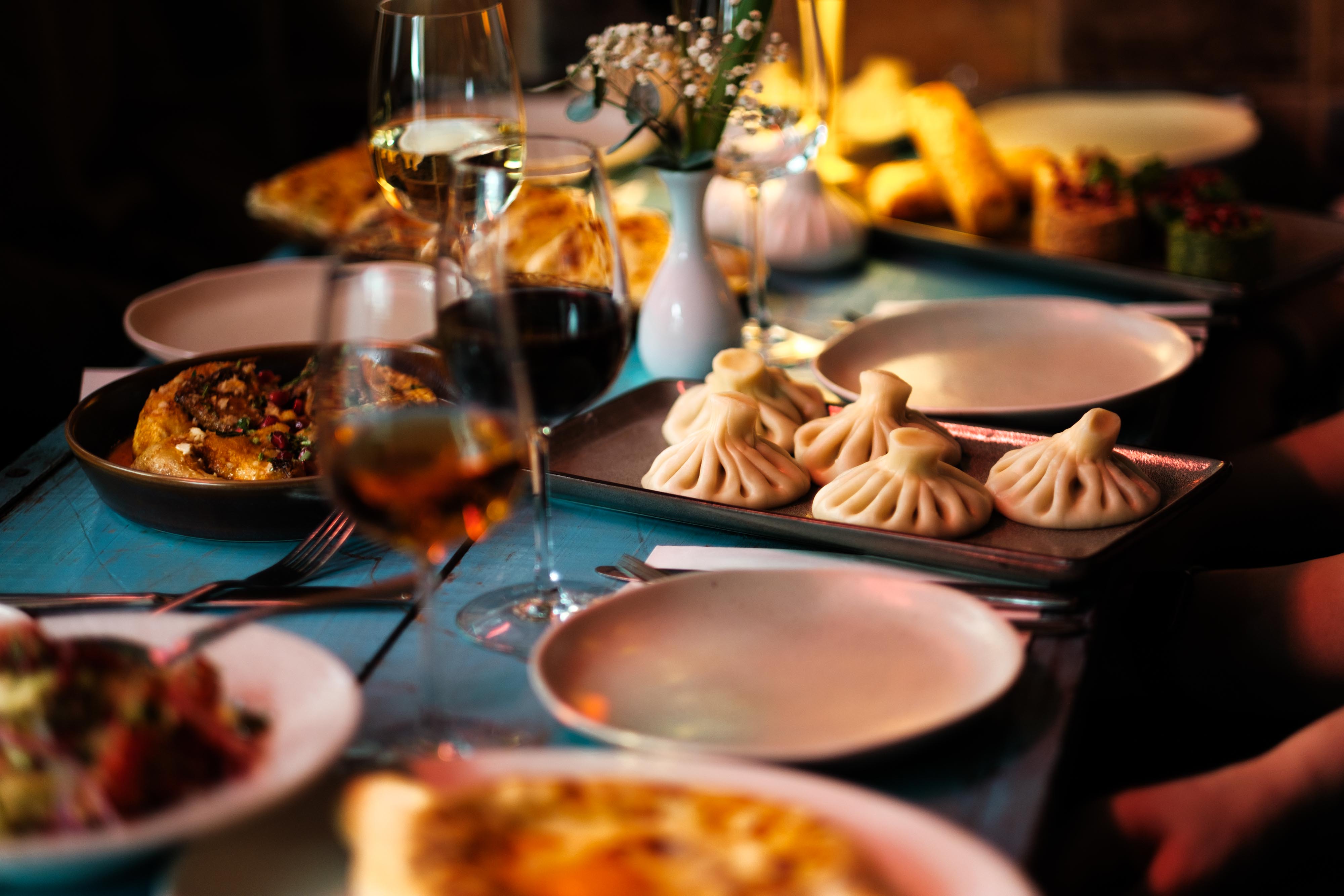 Khinkali dumplings